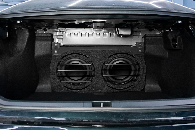 Короб стелс Toyota Camry XV70/80 на два динамика 10" в багажник