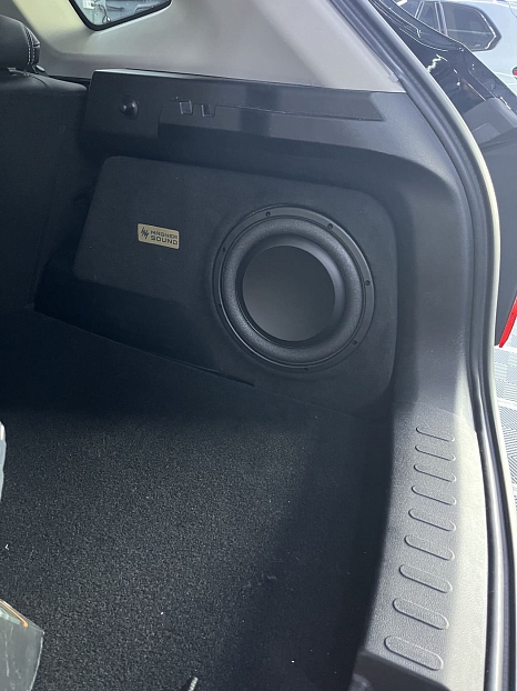 Сабвуфер стелс Haval Jolion 10" полный комплект "под ключ"